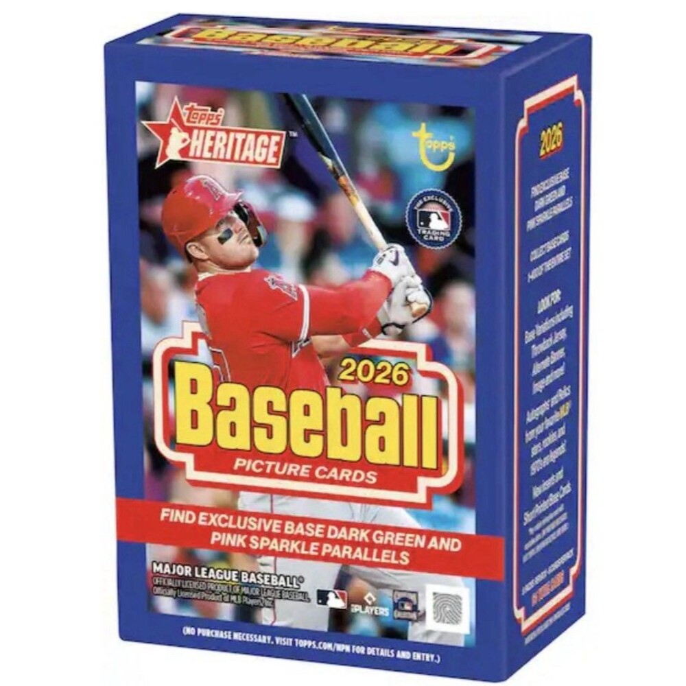 2026 TOPPS HERITAGE BASEBALL VALUE BLASTER BOX MLB Brand